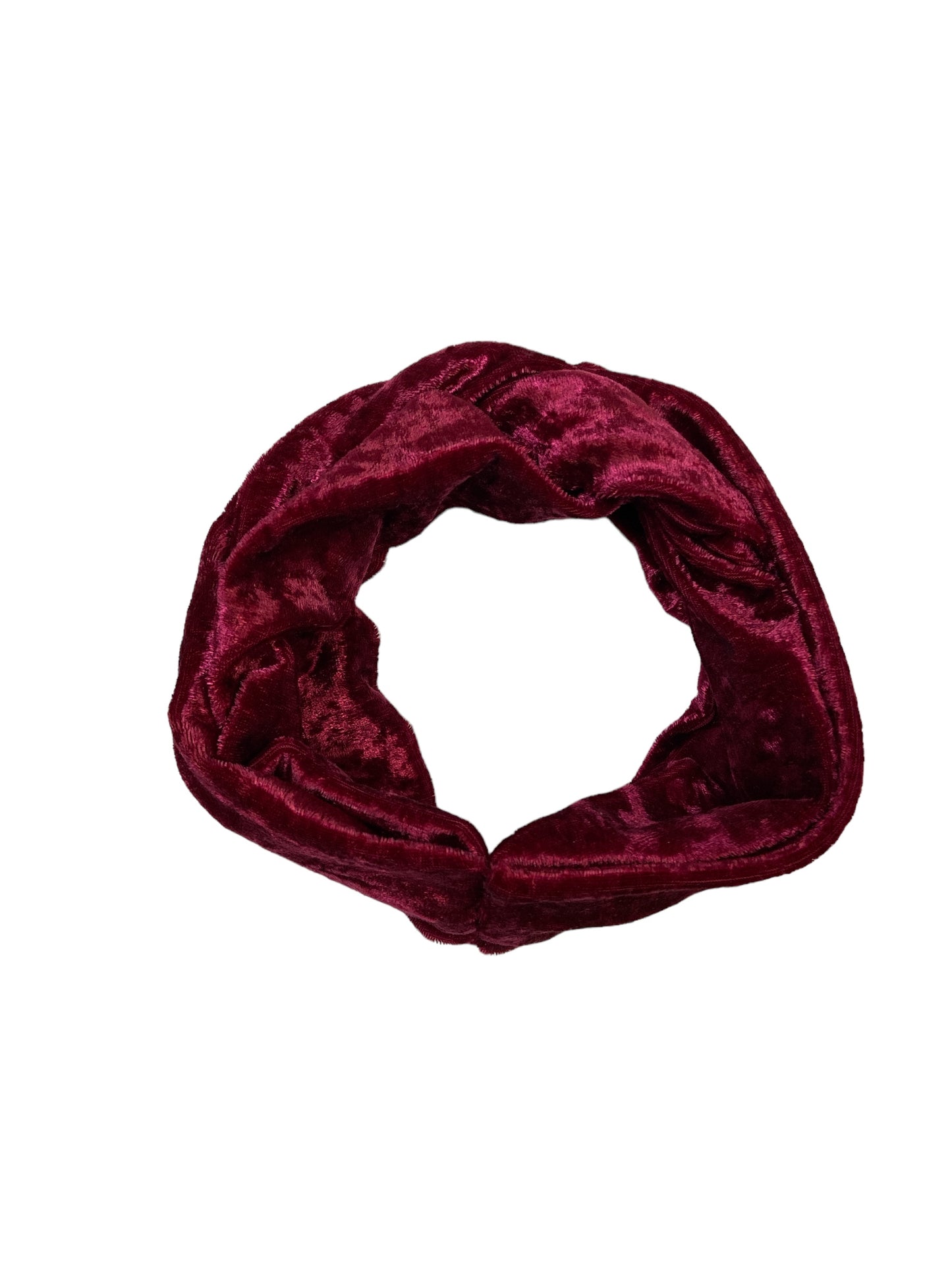 Burgandy Velvet Twist Knot Headband I The Enchanted Magnolia