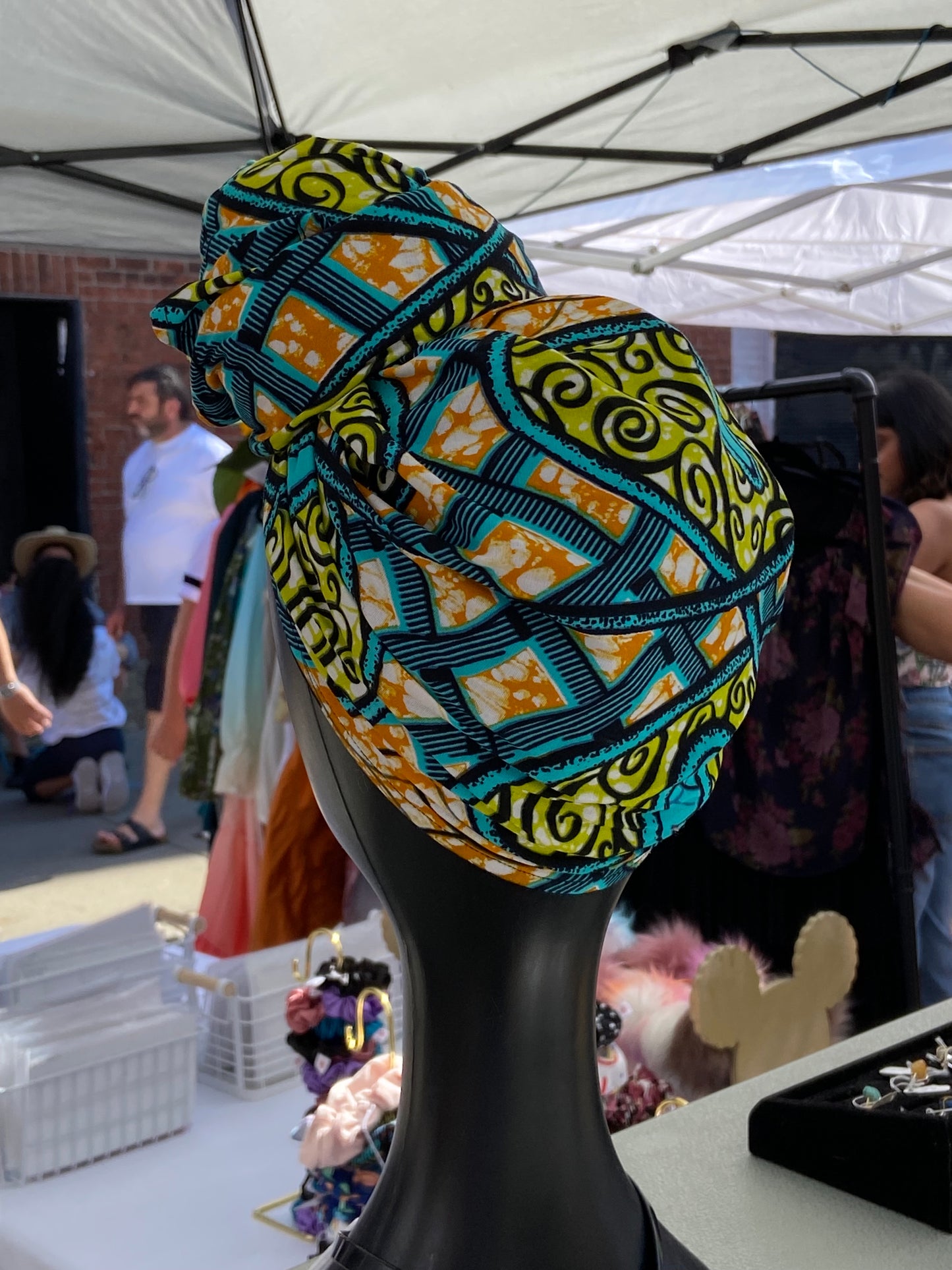 Butterfly Vines Ankara Head Wrap I The Enchanted Magnolia