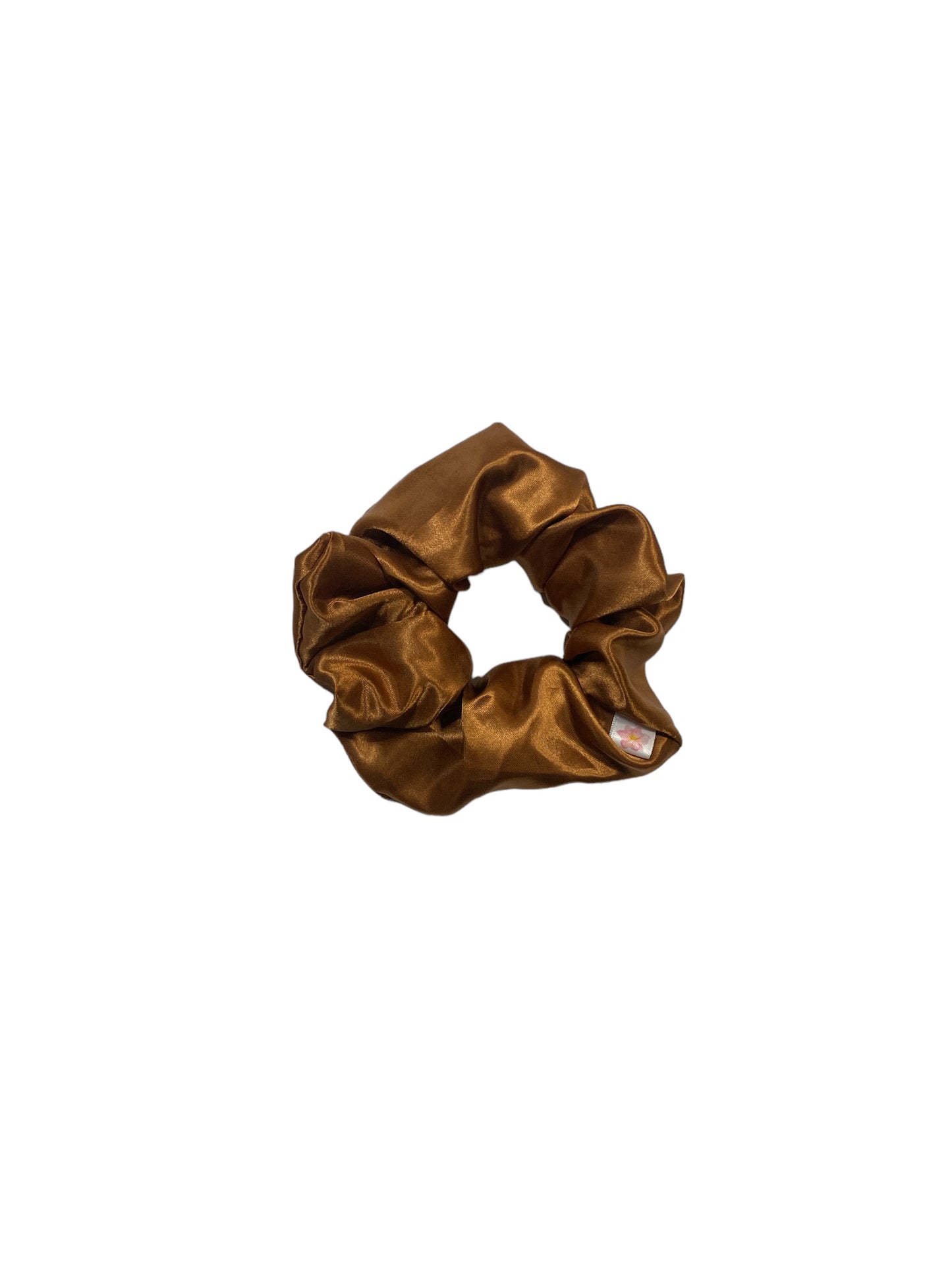 X-Large Pumpkin Satin Hair Scrunchie I The Enchanted Magnolia