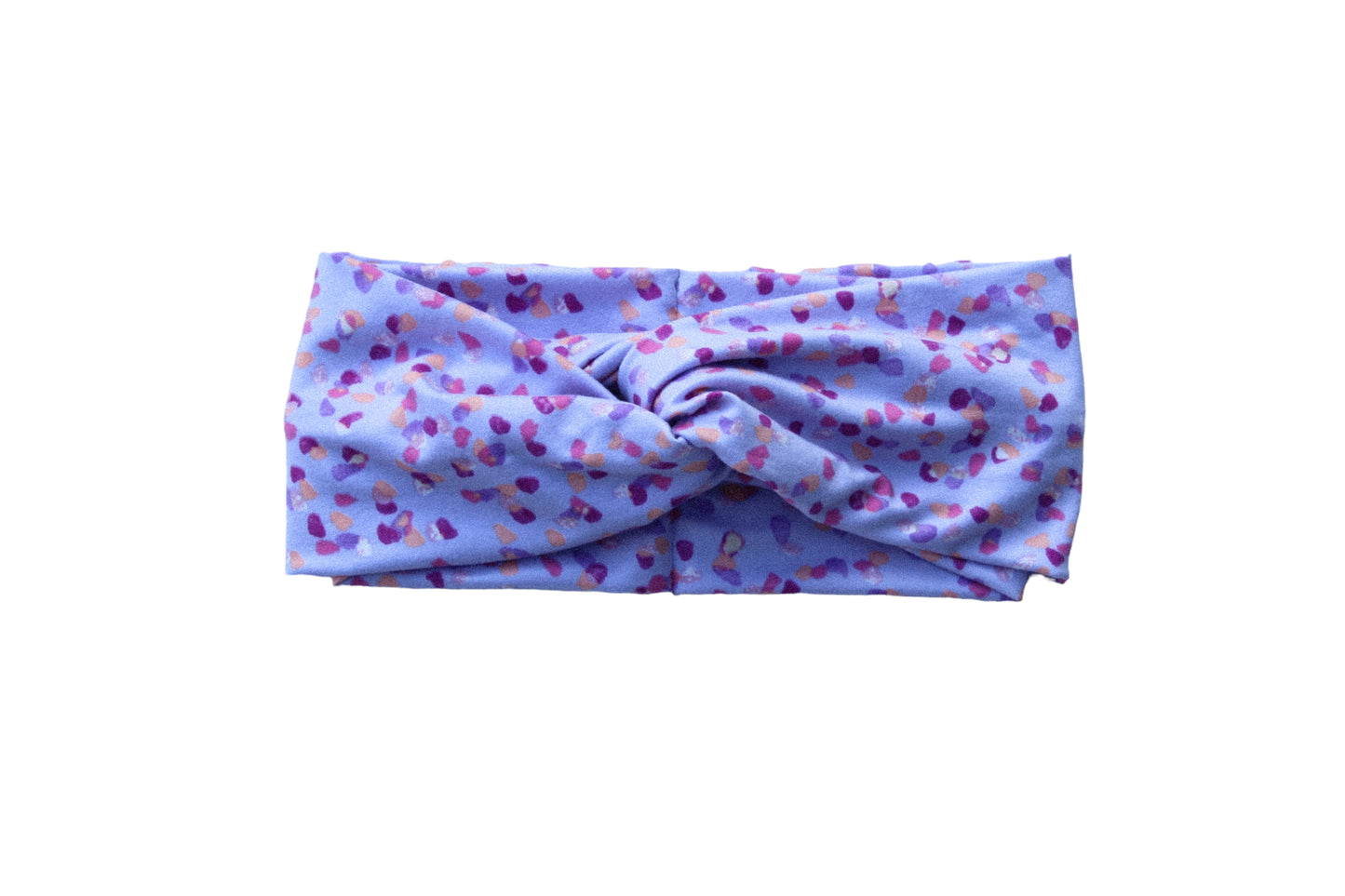 Lavender Sprinkled Twisted Turban Headband -
