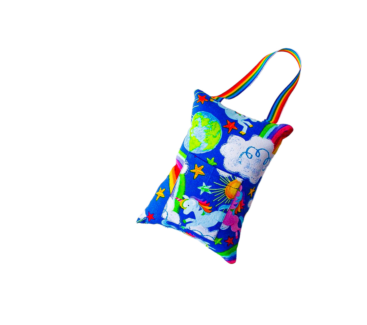 Rainbow Print Tooth Fairy Pillow and Money Holder I The Enchanted Magnolia