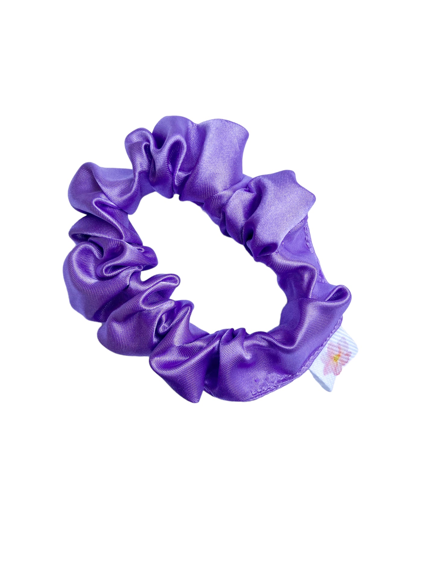 Toddler Lavender Satin Scrunchie I The Enchanted Magnolia