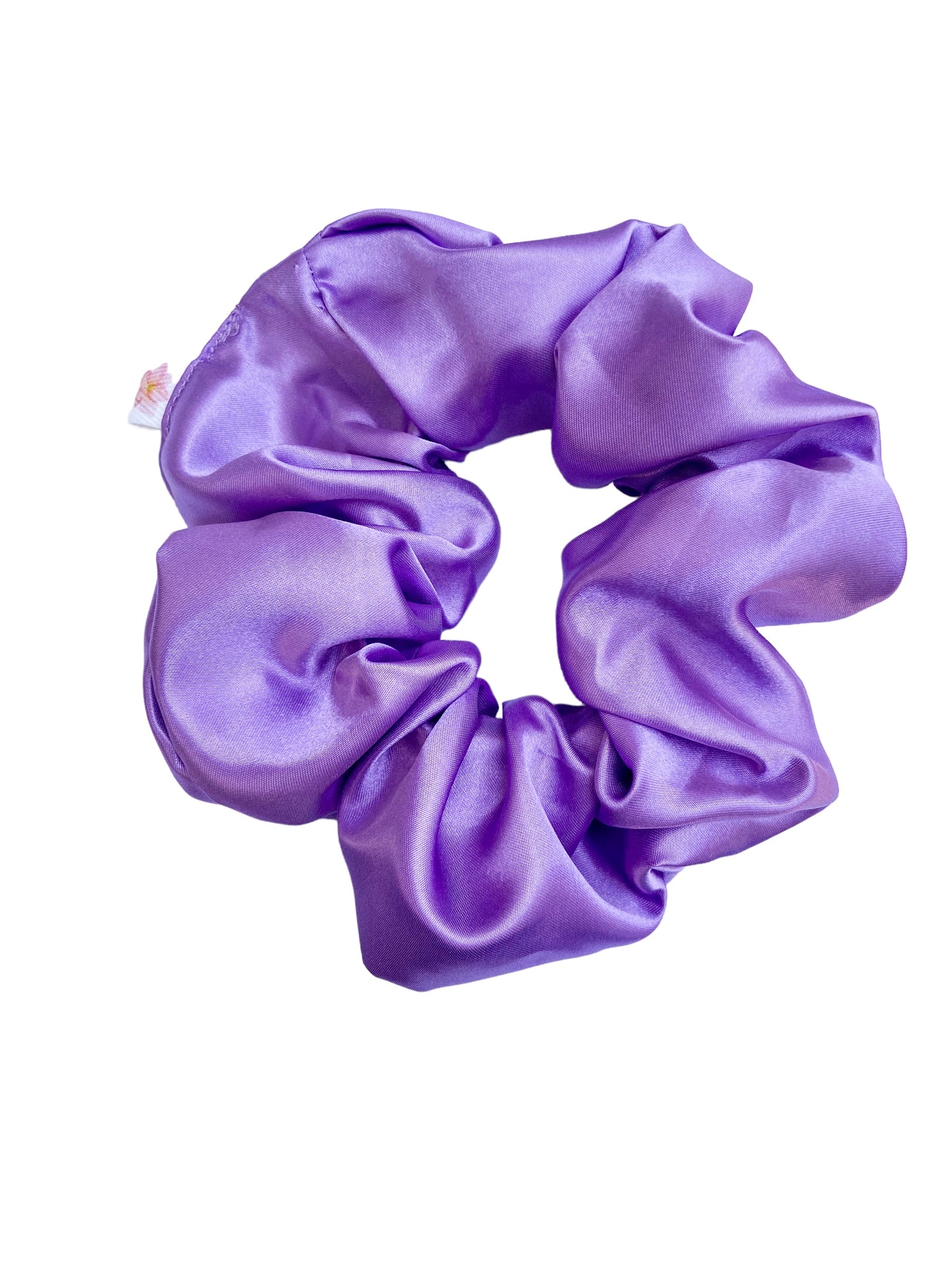 X-Large Lavender Satin Hair Scrunchie - The Enchanted Magnolia