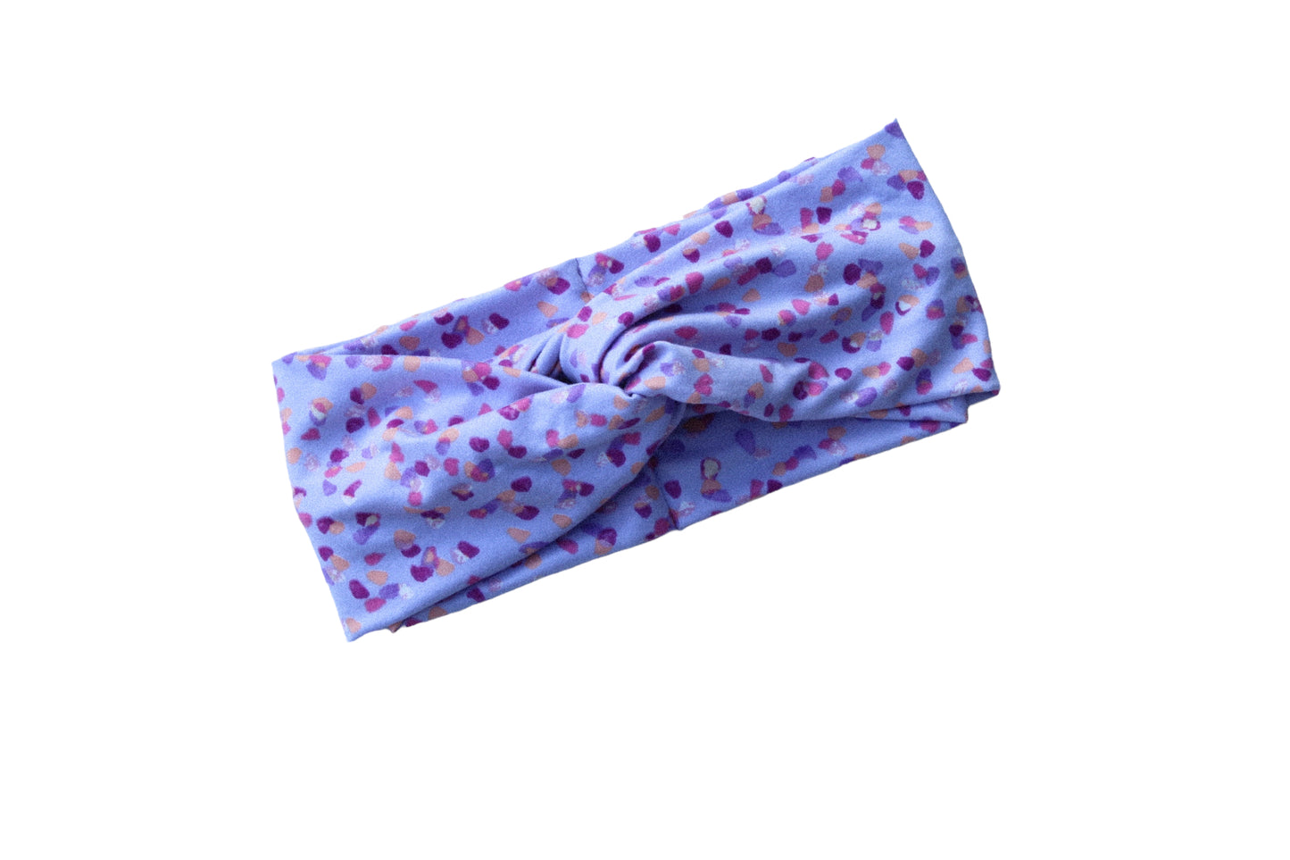Lavender Sprinkled Twisted Turban Headband -