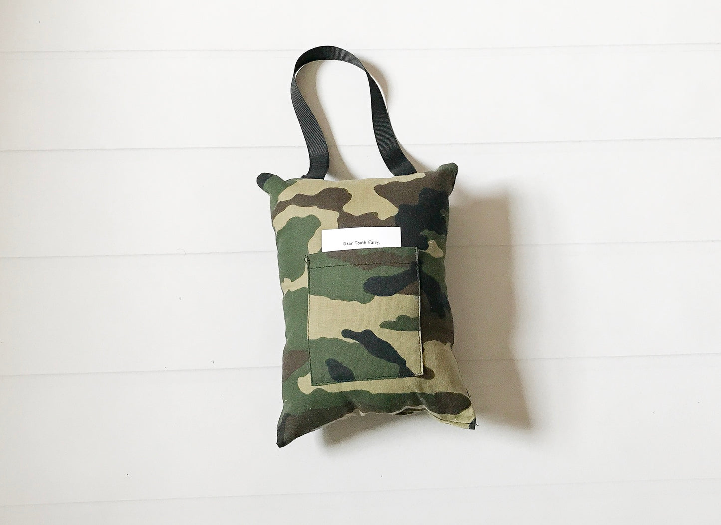 Tooth Fairy Pillow Money Holder Camoflague I Magnolia’s Mommy N’ Me