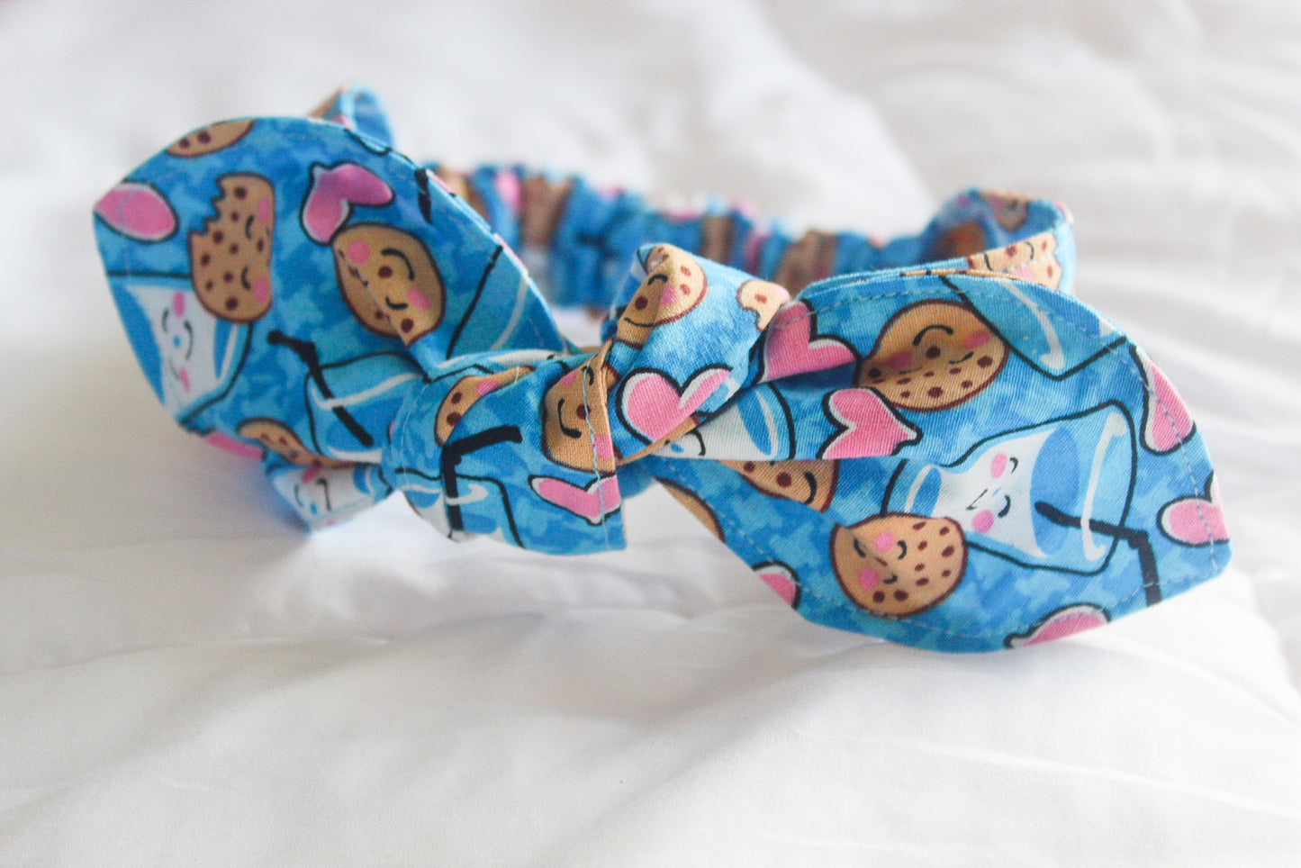 Cookies and Milk Top Knot Headband I The Enchanted Magnolia