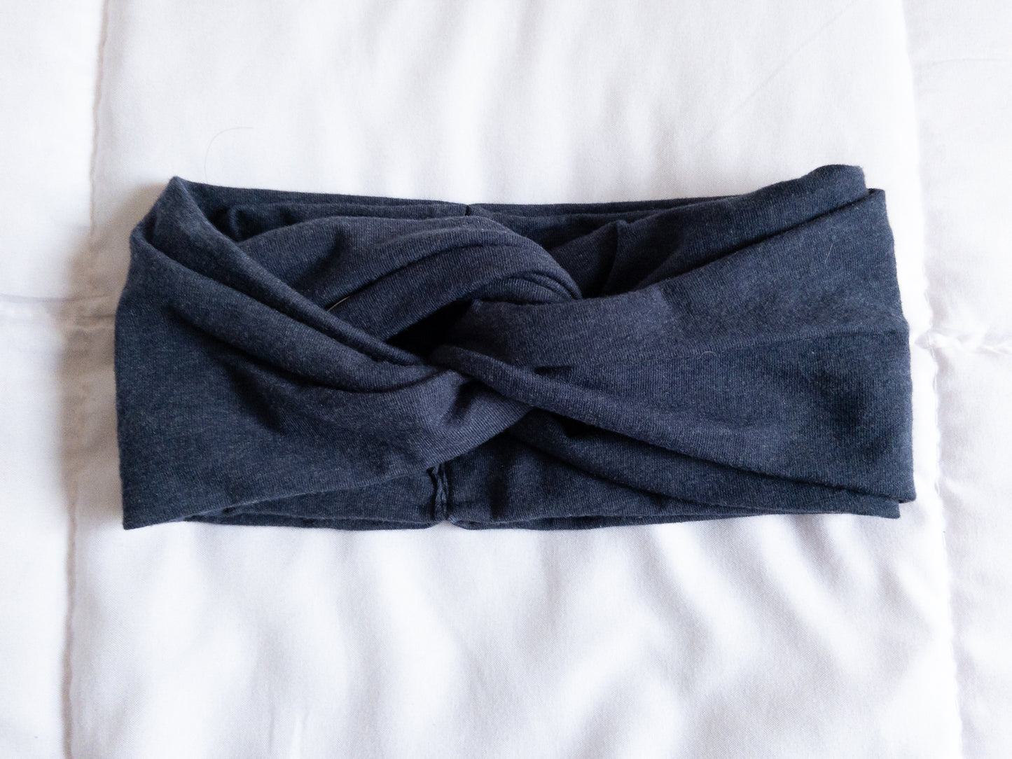 Dark Denim Twist Knot Headband I The Enchanted Magnolia