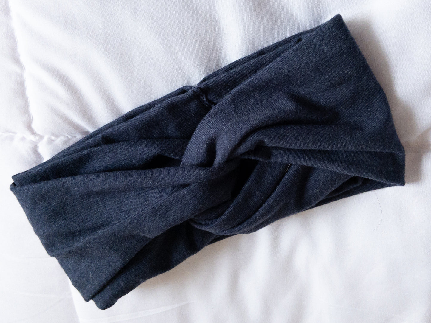 Dark Denim Twist Knot Headband I The Enchanted Magnolia