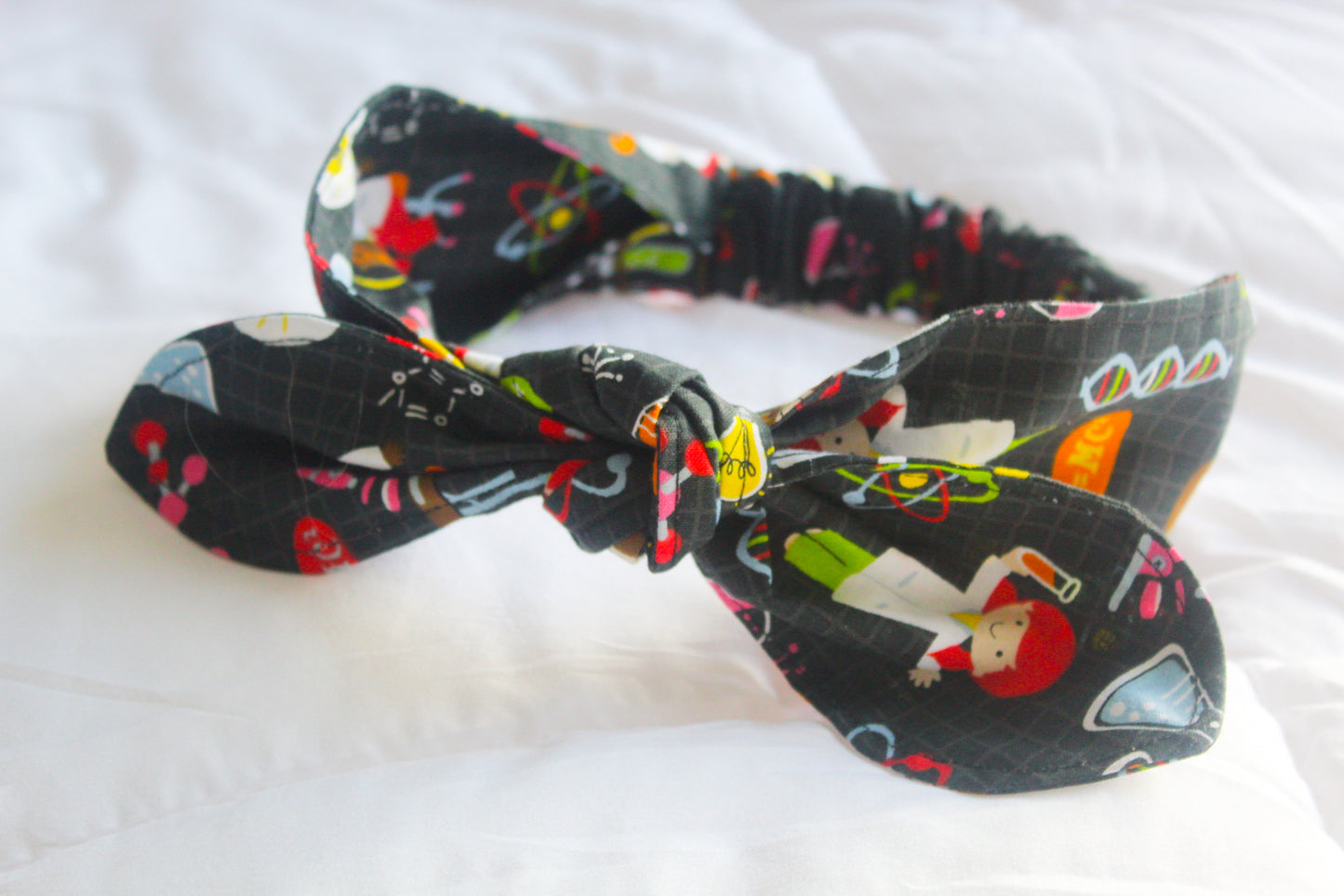 Girl Scientists Top Knot Headbands I The Enchanted Magnolia