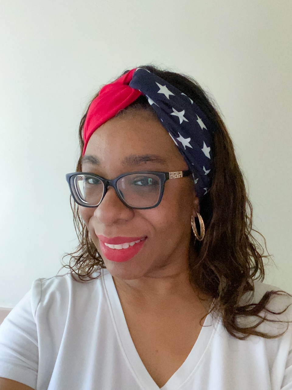Patriotic Twist Knot Headband I The Enchanted Magnolia
