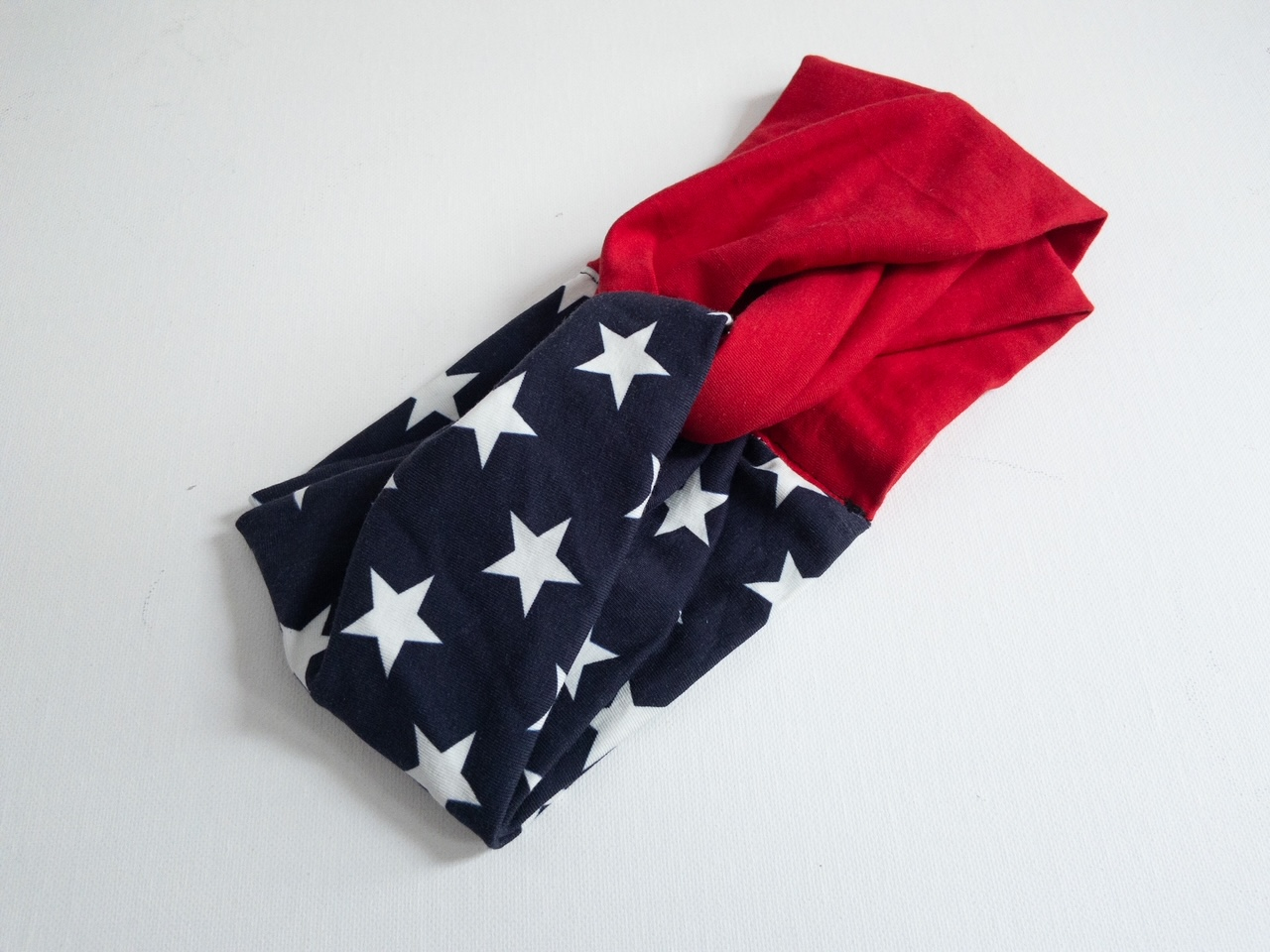 Patriotic Twist Knot Headband I The Enchanted Magnolia