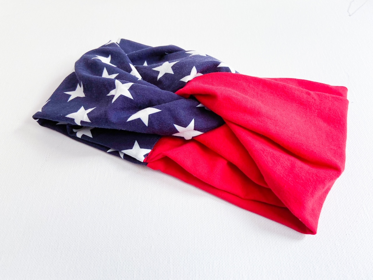 Patriotic Twist Knot Headband I The Enchanted Magnolia