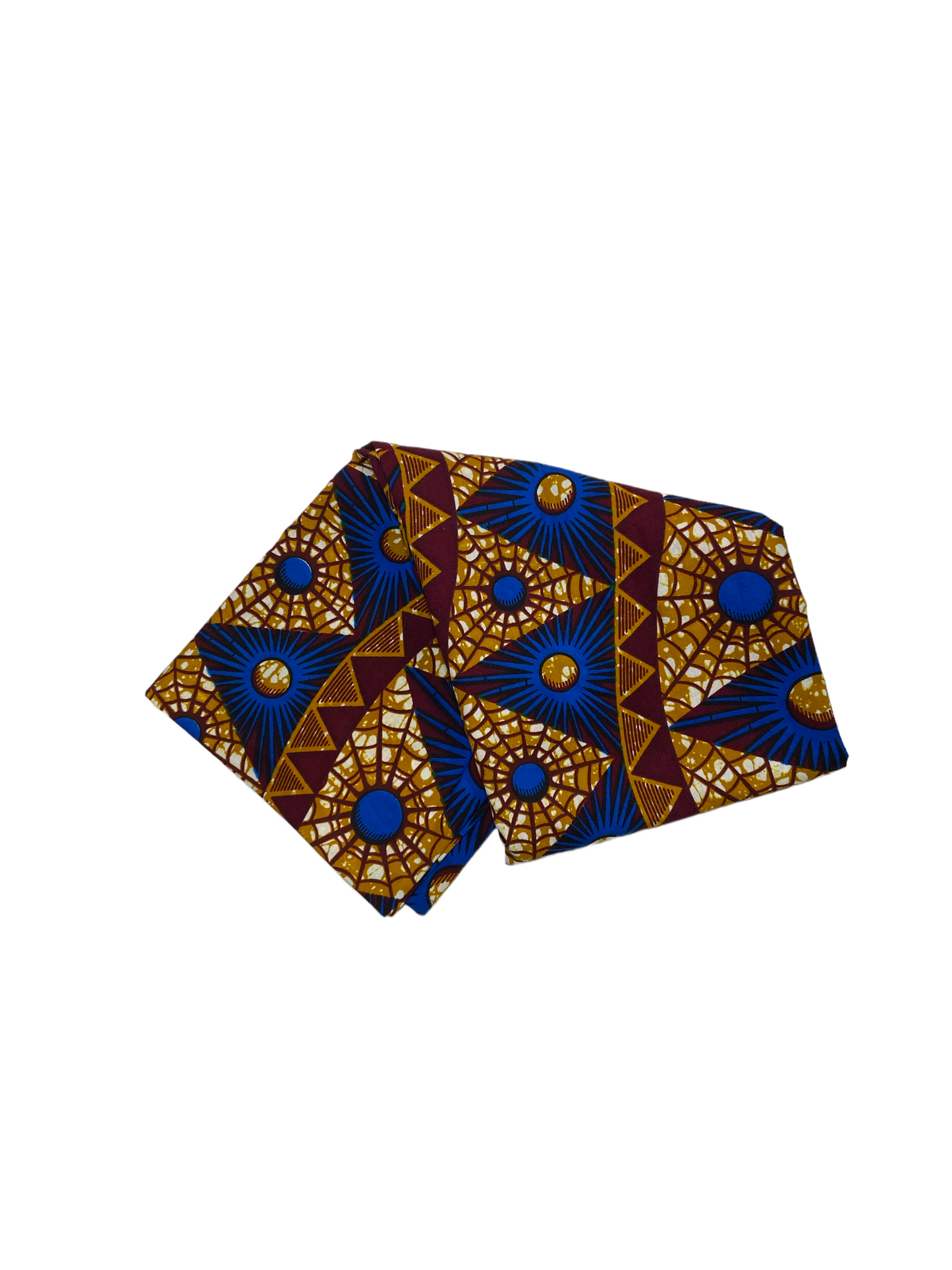 Blue Pyramids Ankara Head Wrap I The Enchanted Magnolia