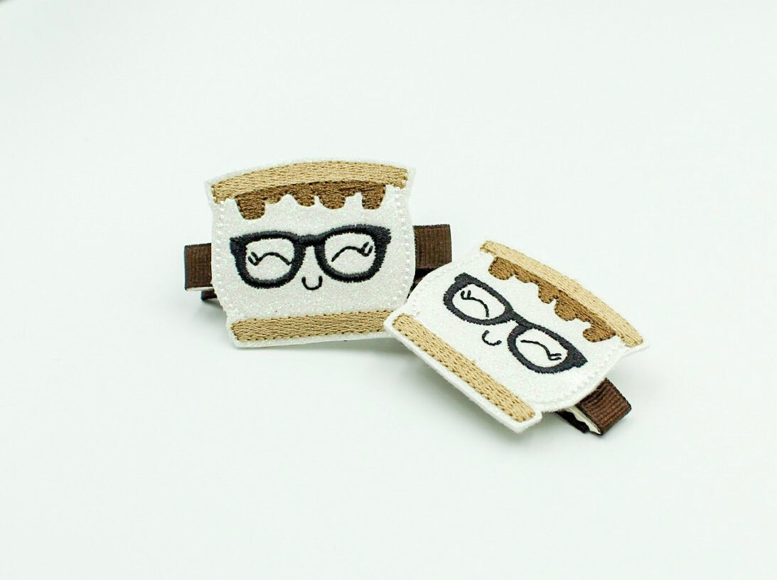 S’mores Barrette Clips - The Enchanted Magnolia