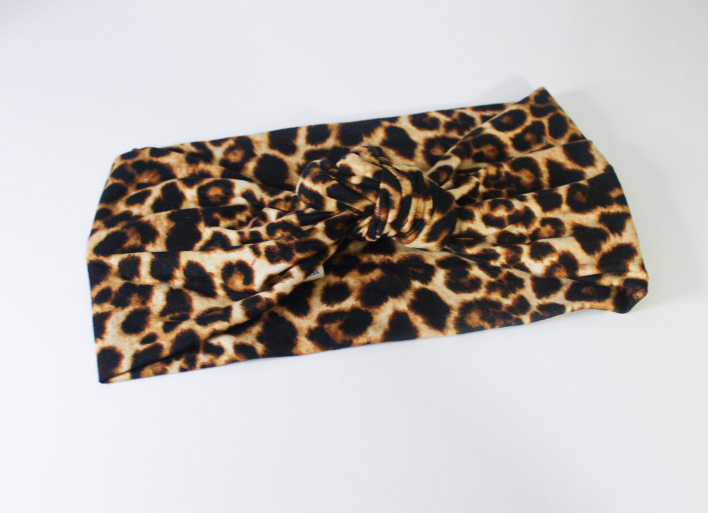 Cheetah Animal Print Knotted Headband I The Enchanted Magnolia