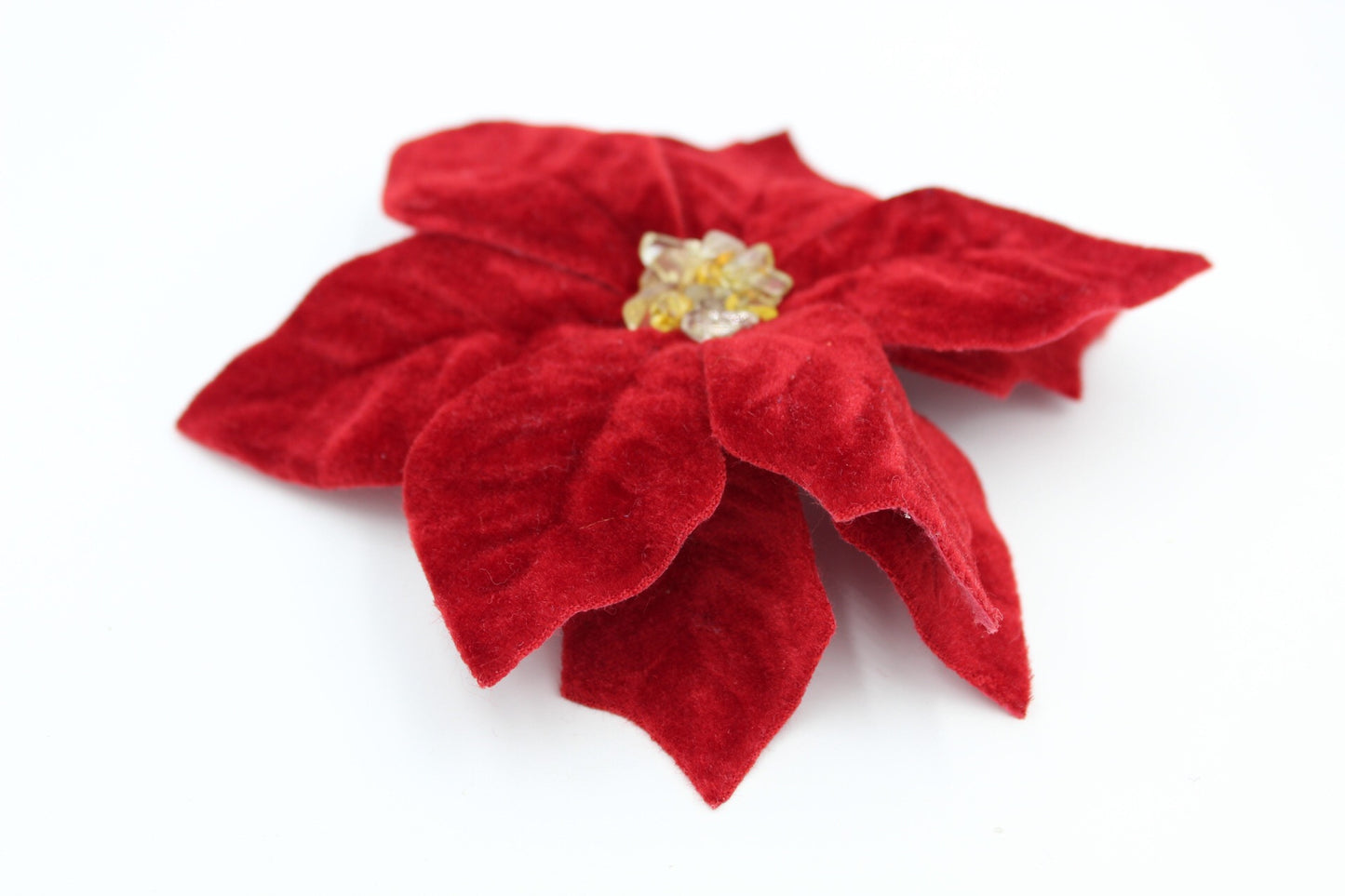 Womens Poinsettia Hair Clip I The Enchanted Magnolia