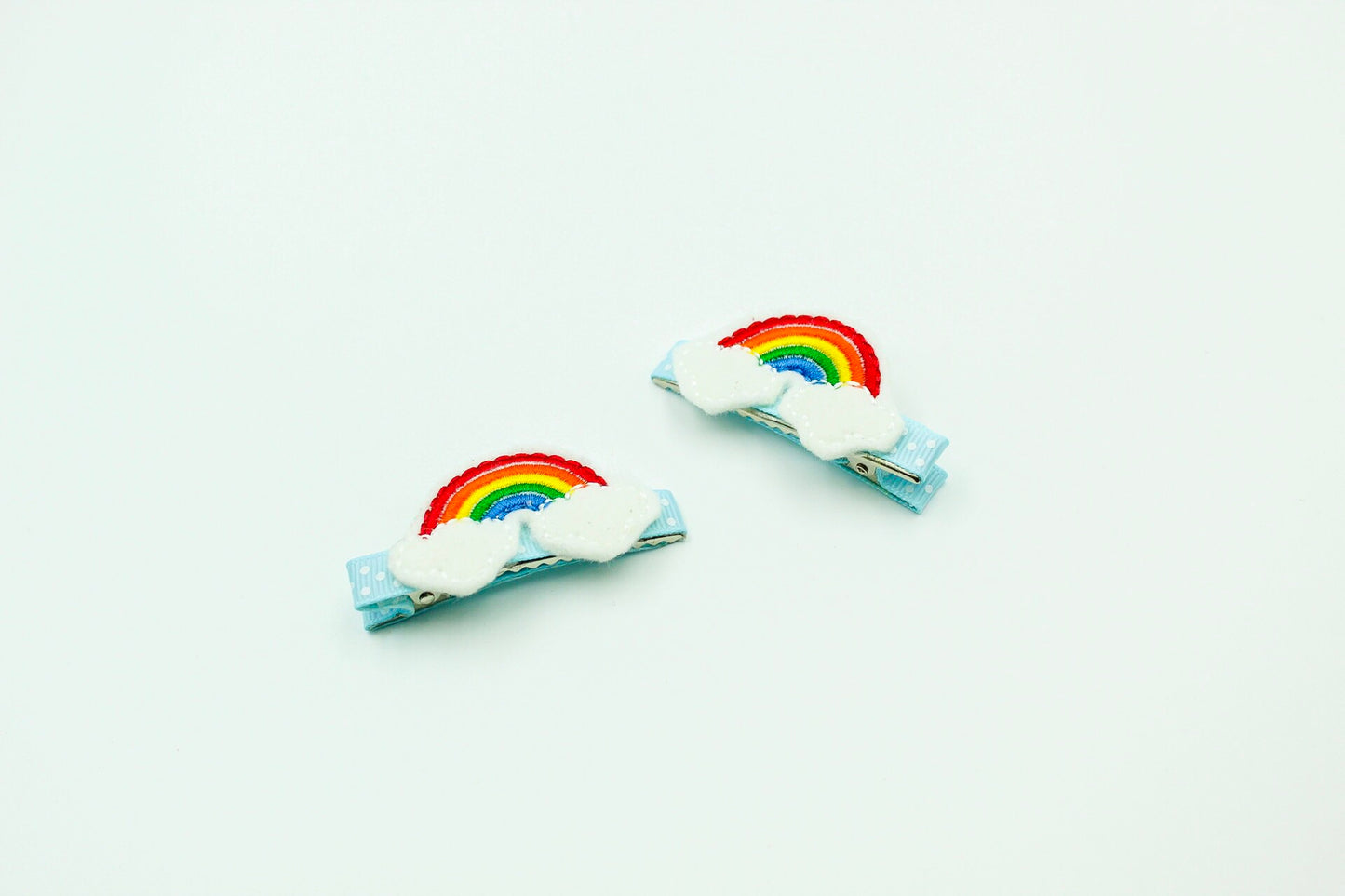Rainbow Barrette Clips I The Enchanted Magnolia