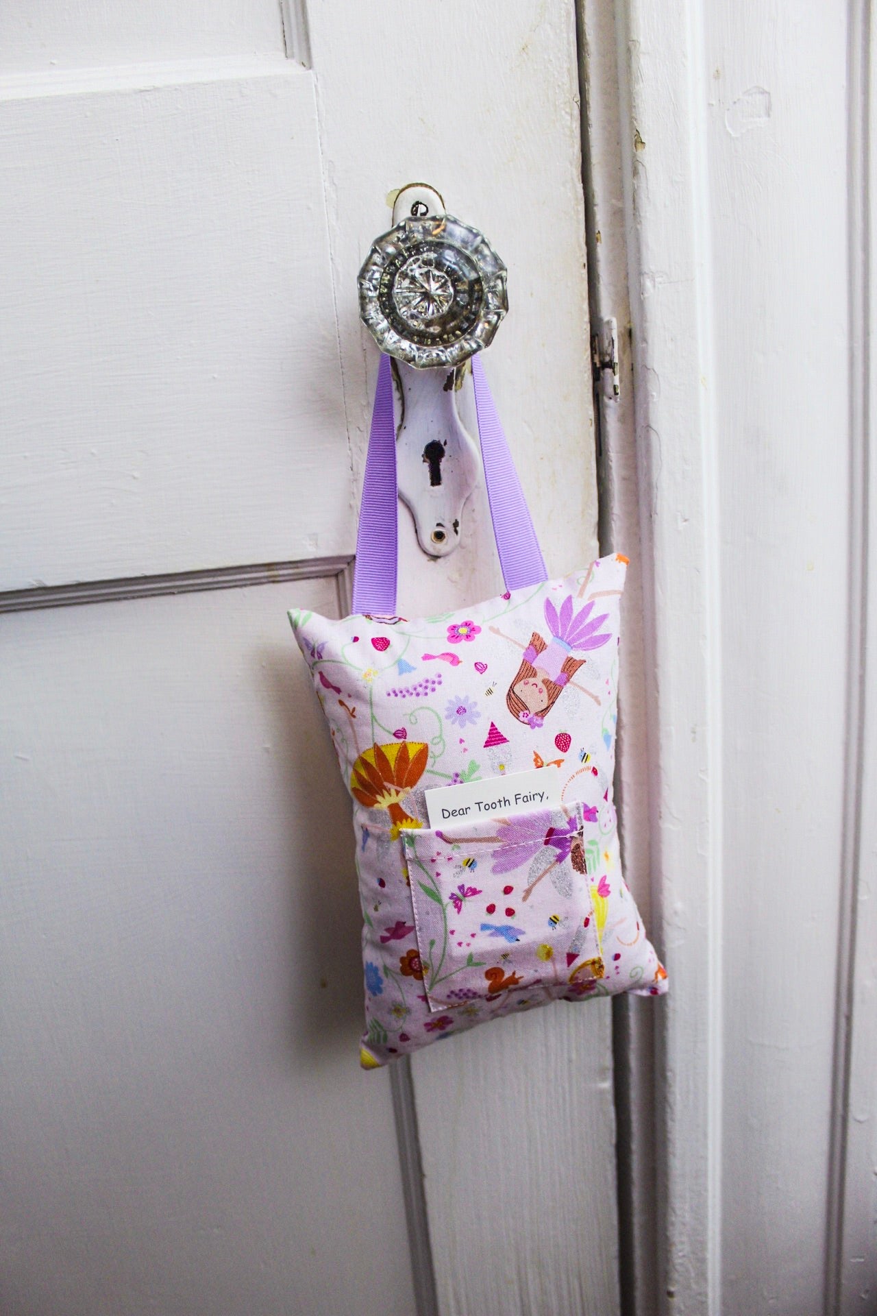 Girls Tooth Fairy pillow Keepsake Gift
