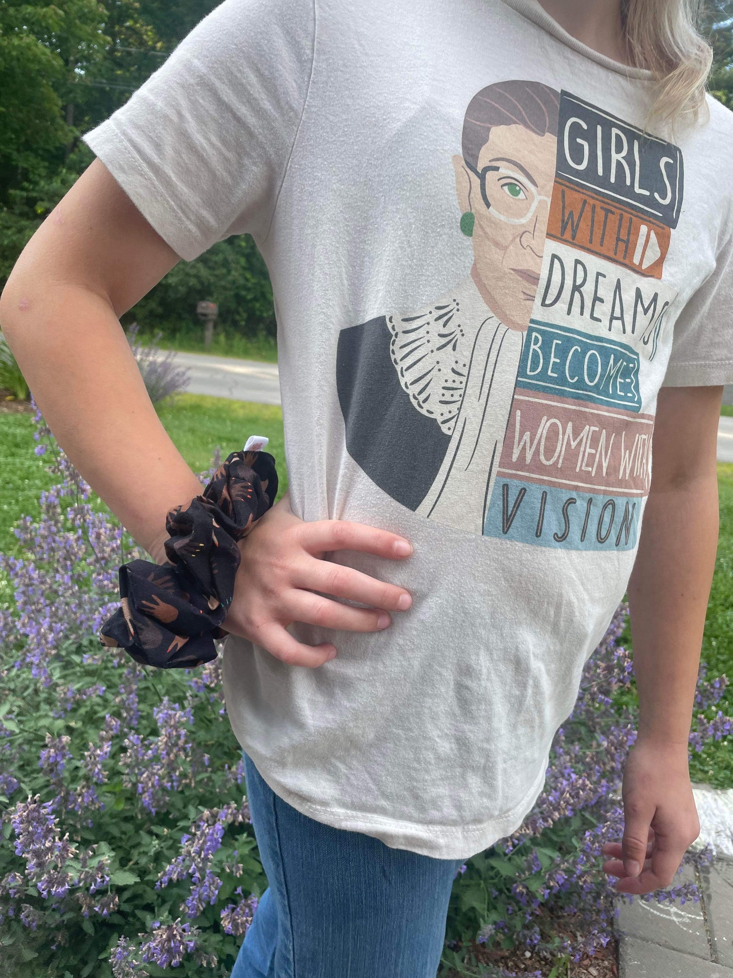 Hands Hair Scrunchie - Large I The Enchanted Magnolia