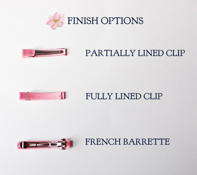 Lets Talk About Our Hair Bow Finishing Options!