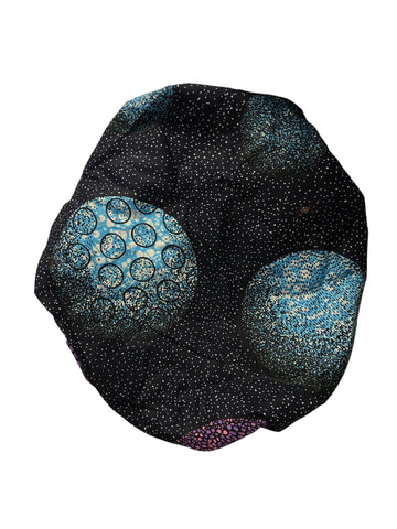 Planets Ankara Satin Lined Bonnets