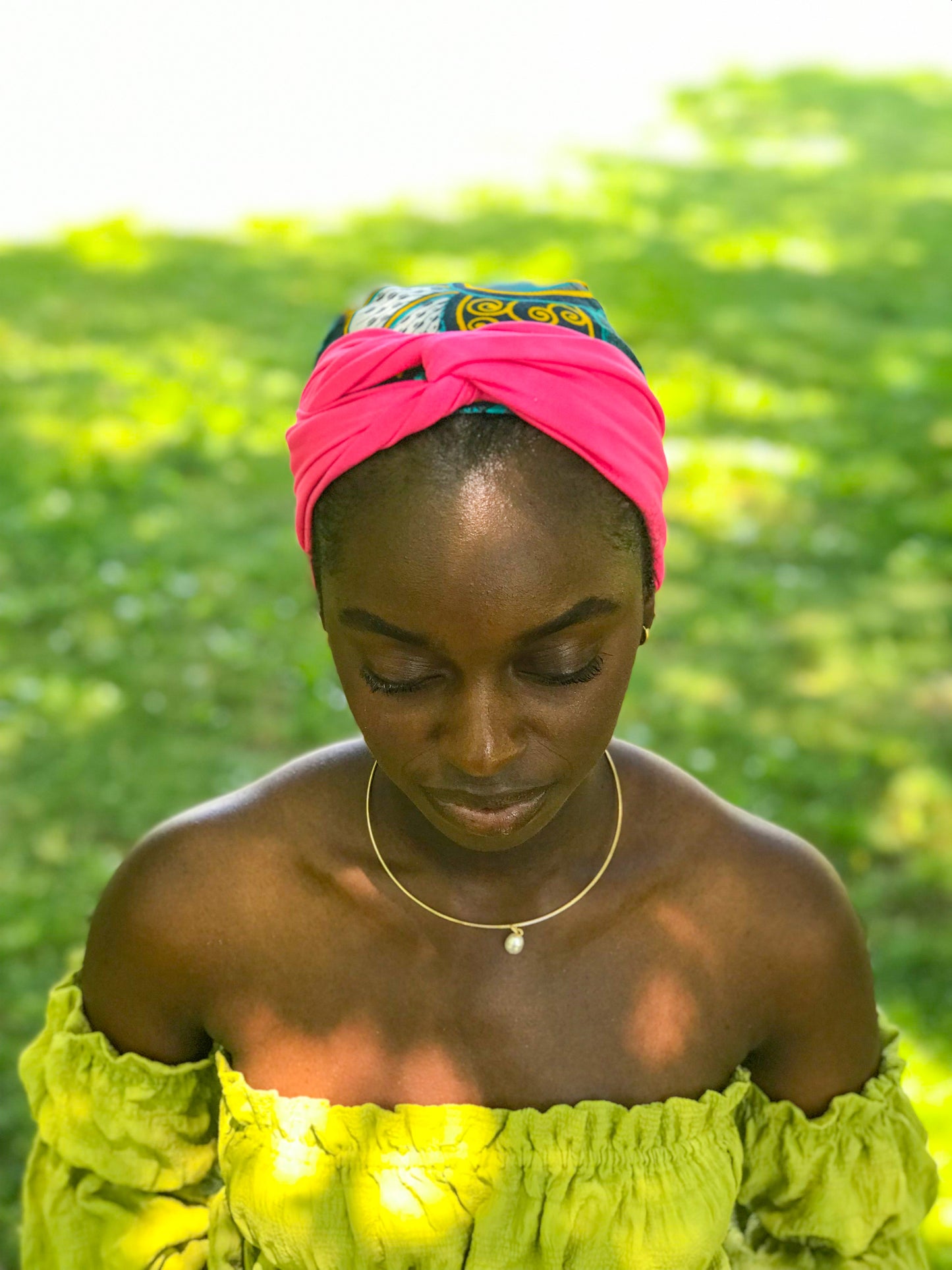 Magenta Twist Knot Headband I The Enchanted Magnolia