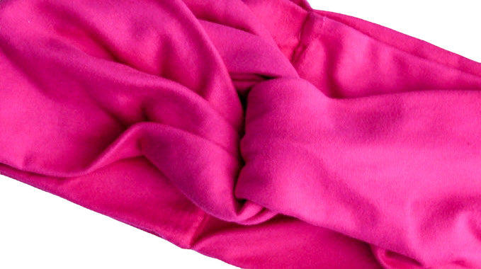 Magenta Twist Knot Headband I The Enchanted Magnolia