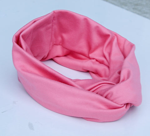 Twisted Turban Headband - Bubblegum Pink