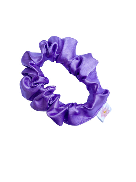 Toddler Lavender Satin Scrunchie - The Enchanted Magnolia