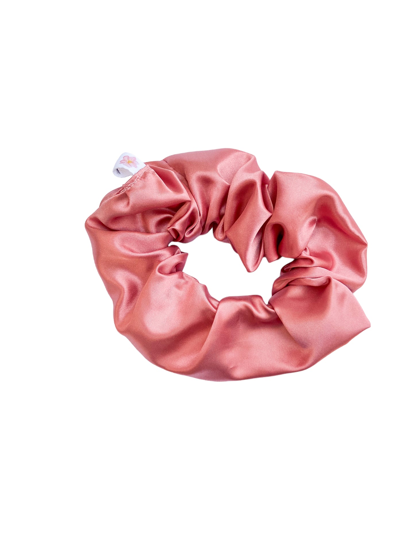 X-Large  Dusty Rose Satin Hair Scrunchie I The Enchanted Magnolia