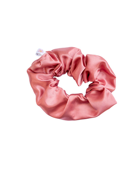 X-Large Satin Hair Scrunchie - Dusty Rose - The Enchanted Magnolia