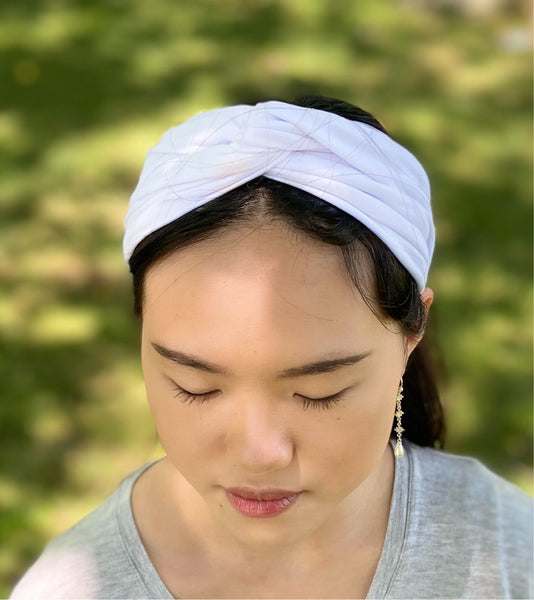 White Twisted Turban Headband I The Enchanted Magnolia
