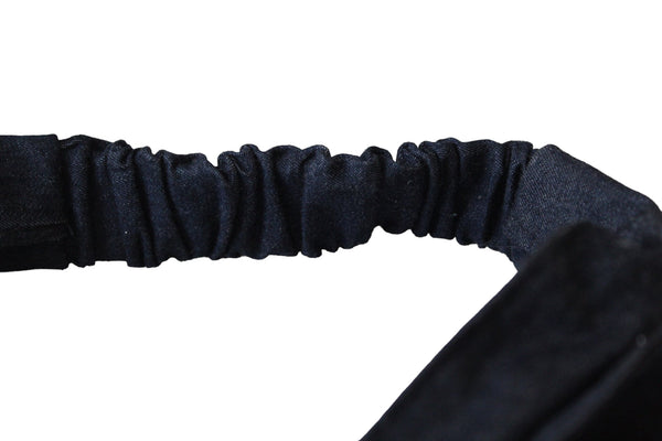 Denim Top Knot Headband I The Enchanted Magnolia