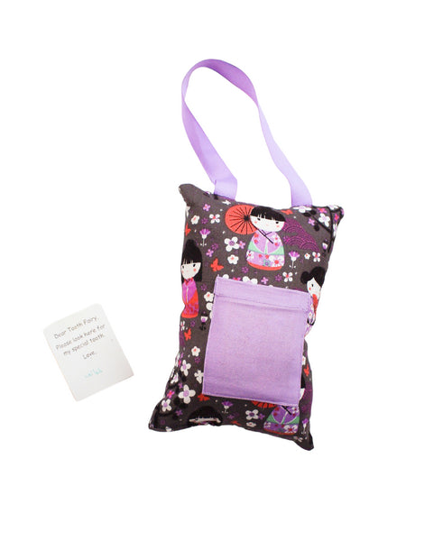 Japanese Kokeshi Doll Tooth Fairy Pillow