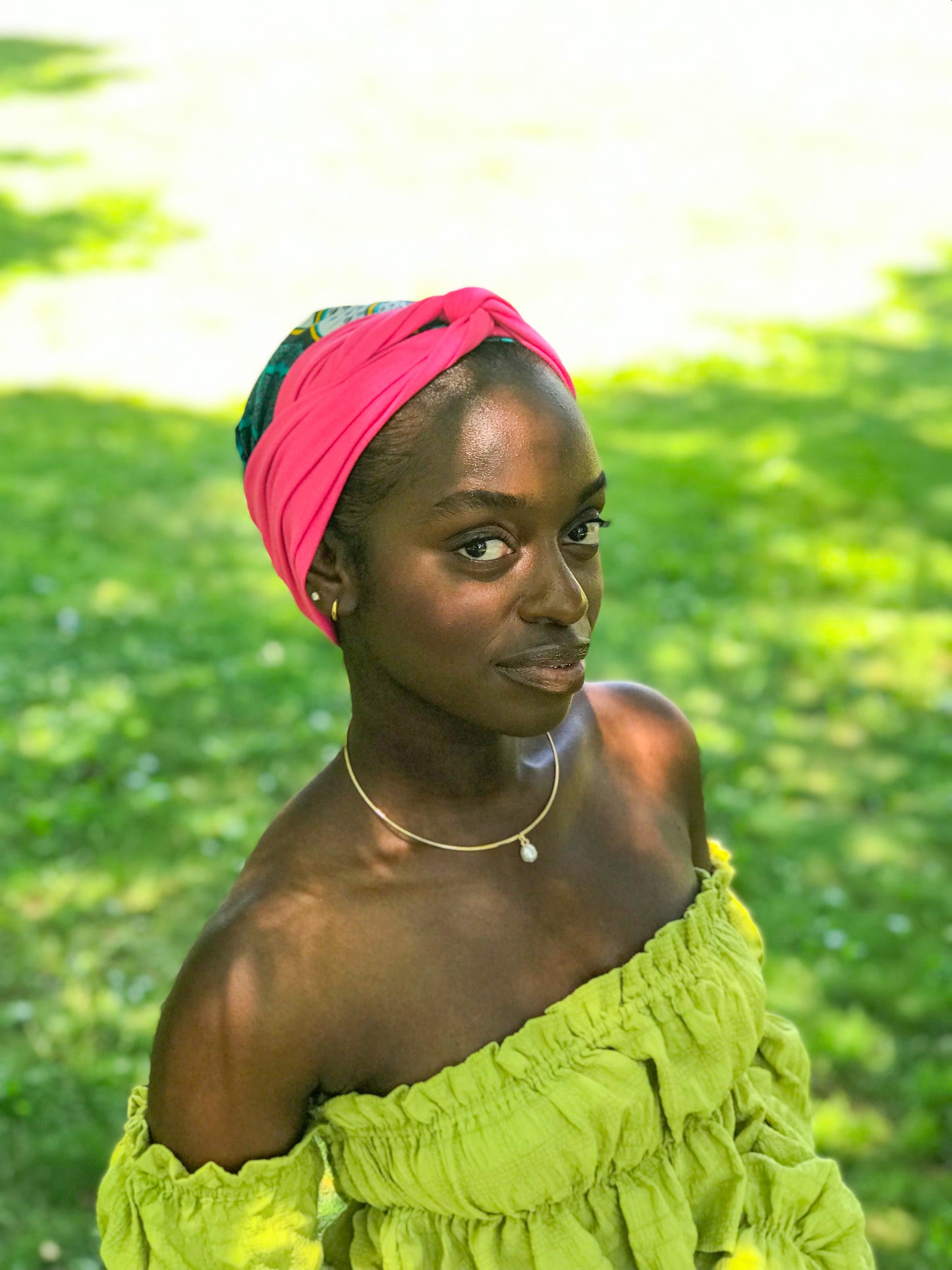 Magenta Twist Knot Headband I The Enchanted Magnolia