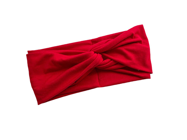 Red Twist Knot Headband I The Enchanted Magnolia