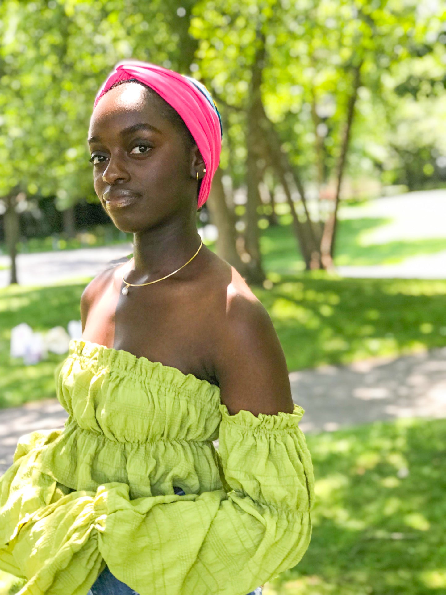 Magenta Twist Knot Headband I The Enchanted Magnolia