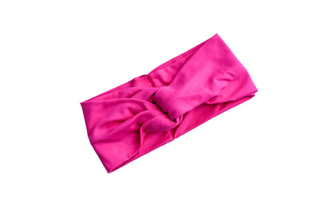 Magenta Twist Knot Headband I The Enchanted Magnolia