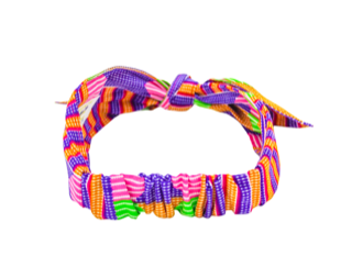 African Pastel Kente Cloth Print Top Knot Headband I The Enchanted Magnolia