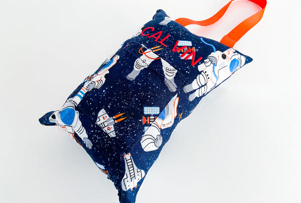 Astronaut in Space Tooth Fairy Pillow and Money Holder I The Enchanted Magnolia