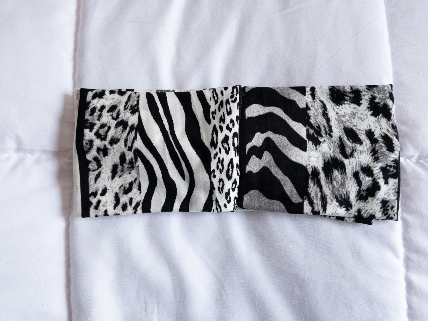 Black and White Animal Print Twist Knot Headband I The Enchanted Magnolia