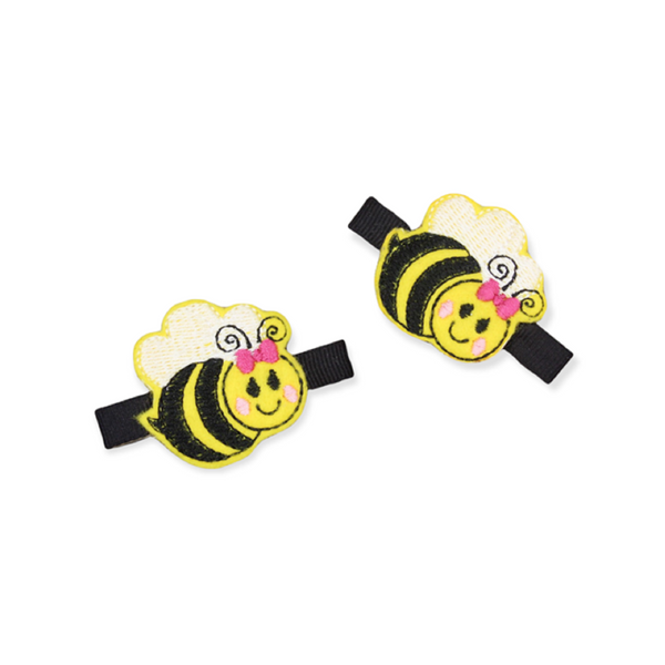 Bumblebee Hair Barrette Clips I The Enchanted Magnolia