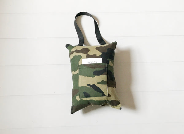 Tooth Fairy Pillow Money Holder Camoflague I Magnolia’s Mommy N’ Me