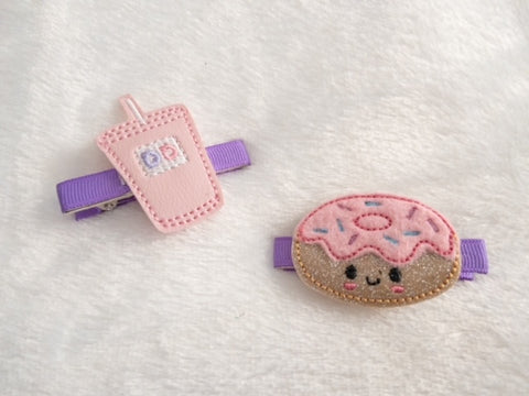 Donut Shop Barrettes