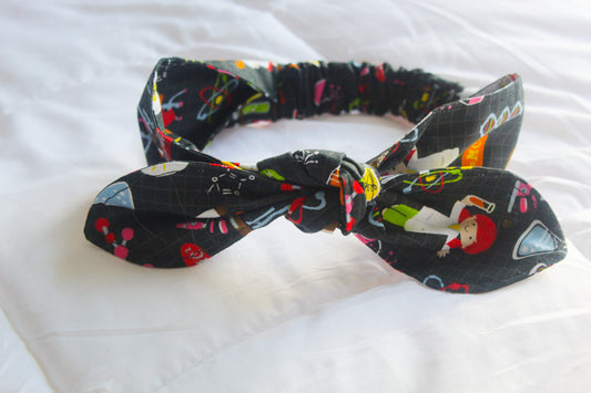 Girl Scientists Top Knot Headbands I The Enchanted Magnolia
