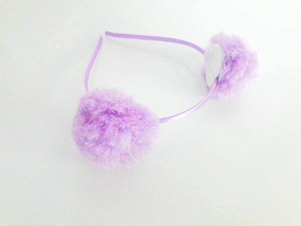 Girls Pom Pom Headbands I The Enchanted Magnolia