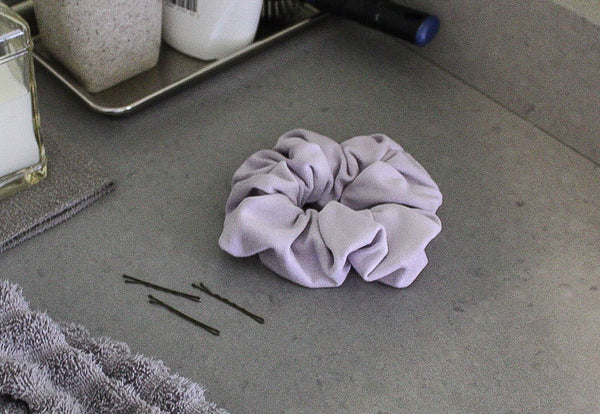 Lavender Hair Scrunchie I The Enchanted Magnolia