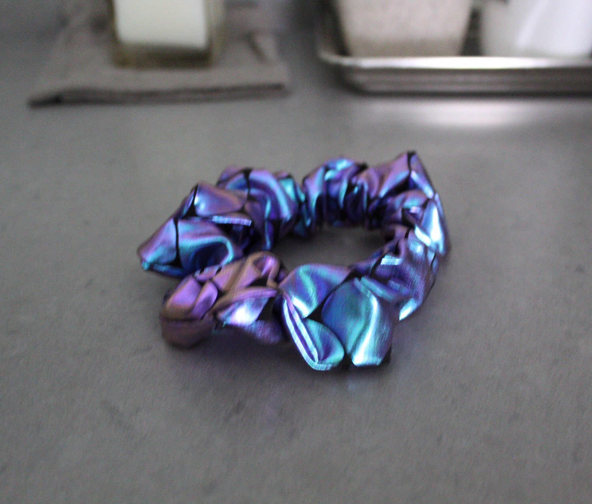 Iridescent Mermaid Hair Scrunchie  - The Enchanted Magnolia