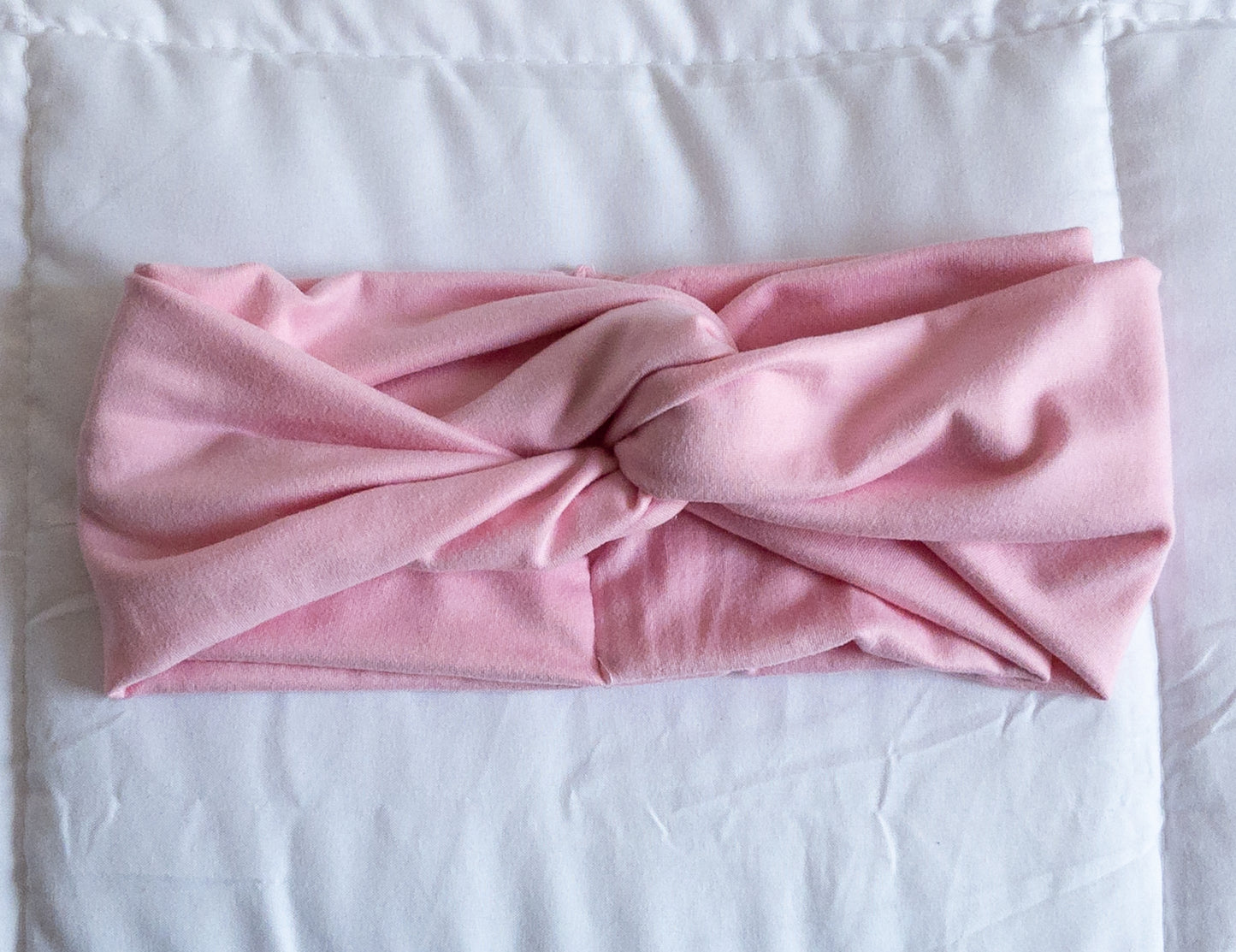 Powder Pink Twist Knot Headband I The Enchanted Magnolia