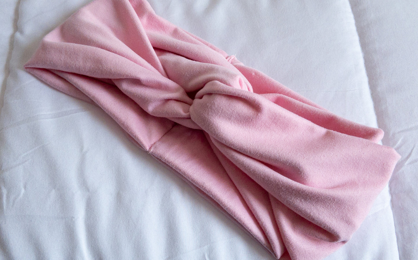 Powder Pink Twist Knot Headband I The Enchanted Magnolia